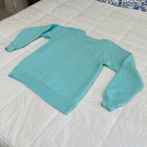 Vintage Hanes Her Way Teal Seafoam Crewneck Sweatshirt Size S